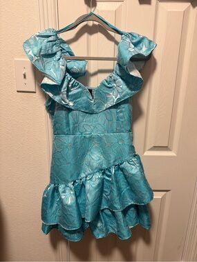 NWT Frock Candy Floral Pattern Ruffle Dress